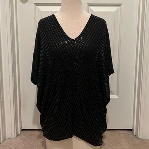 EUC Clara Sun Woo top, XS. Black sequin Dolman top, smoke free home